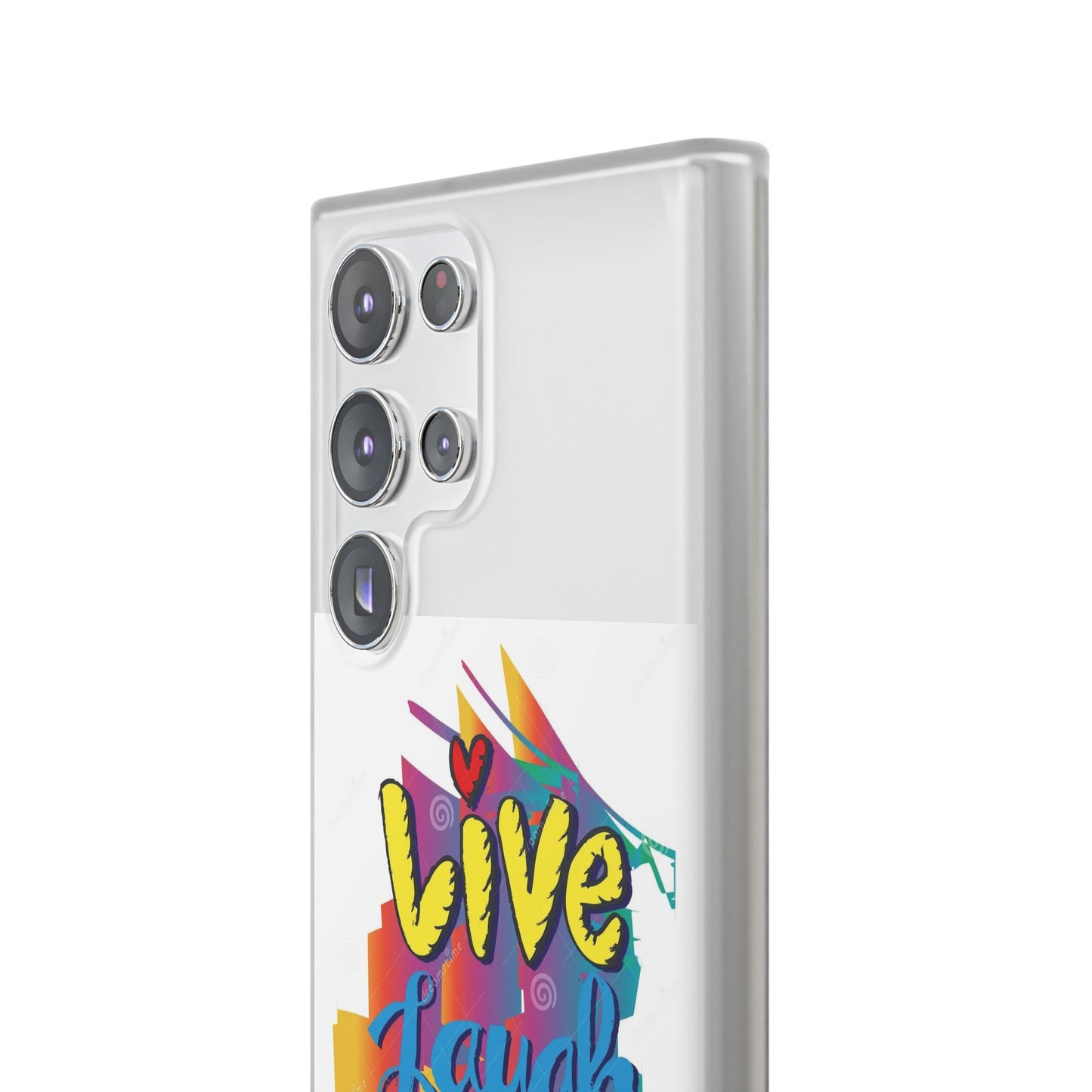 Flexi Phone Case - Live Laugh Love Design