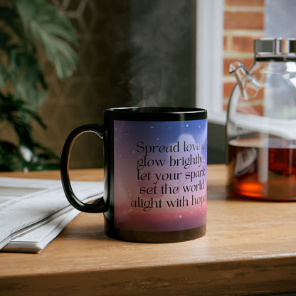 Inspirational Mug - Glow Brightly Design