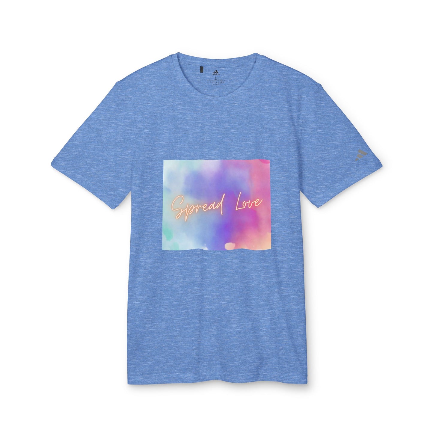 Adidas Motivational Sport T-shirt - Spread Love Design