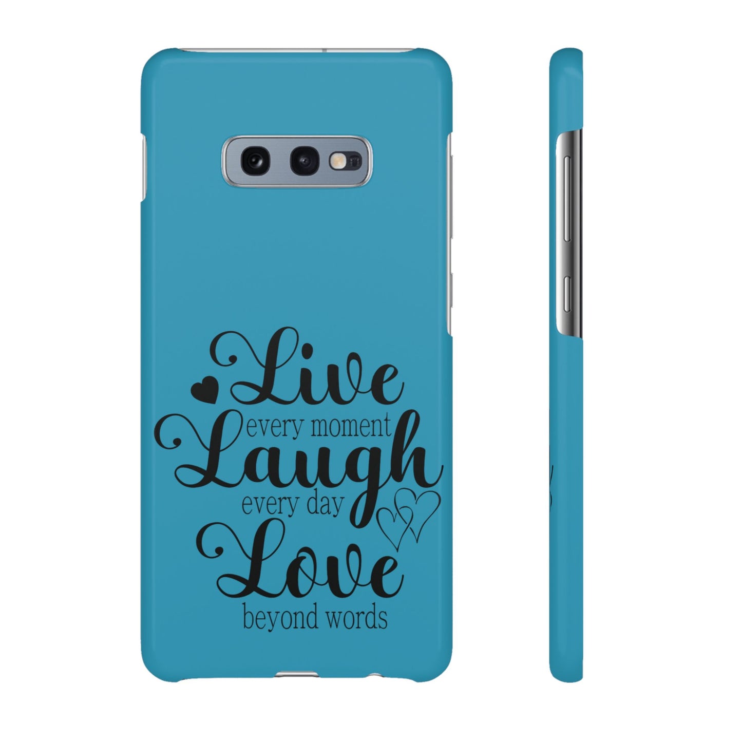 Phone Case Live Laugh Love Design