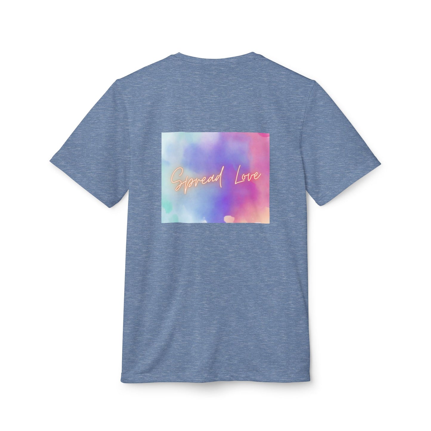 Adidas Motivational Sport T-shirt - Spread Love Design