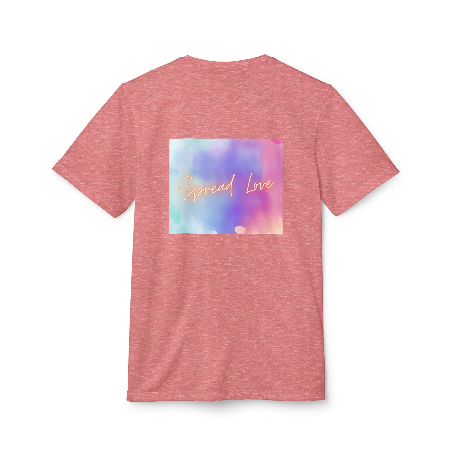 Adidas Motivational Sport T-shirt - Spread Love Design