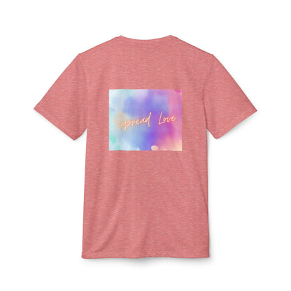 Adidas Motivational Sport T-shirt - Spread Love Design