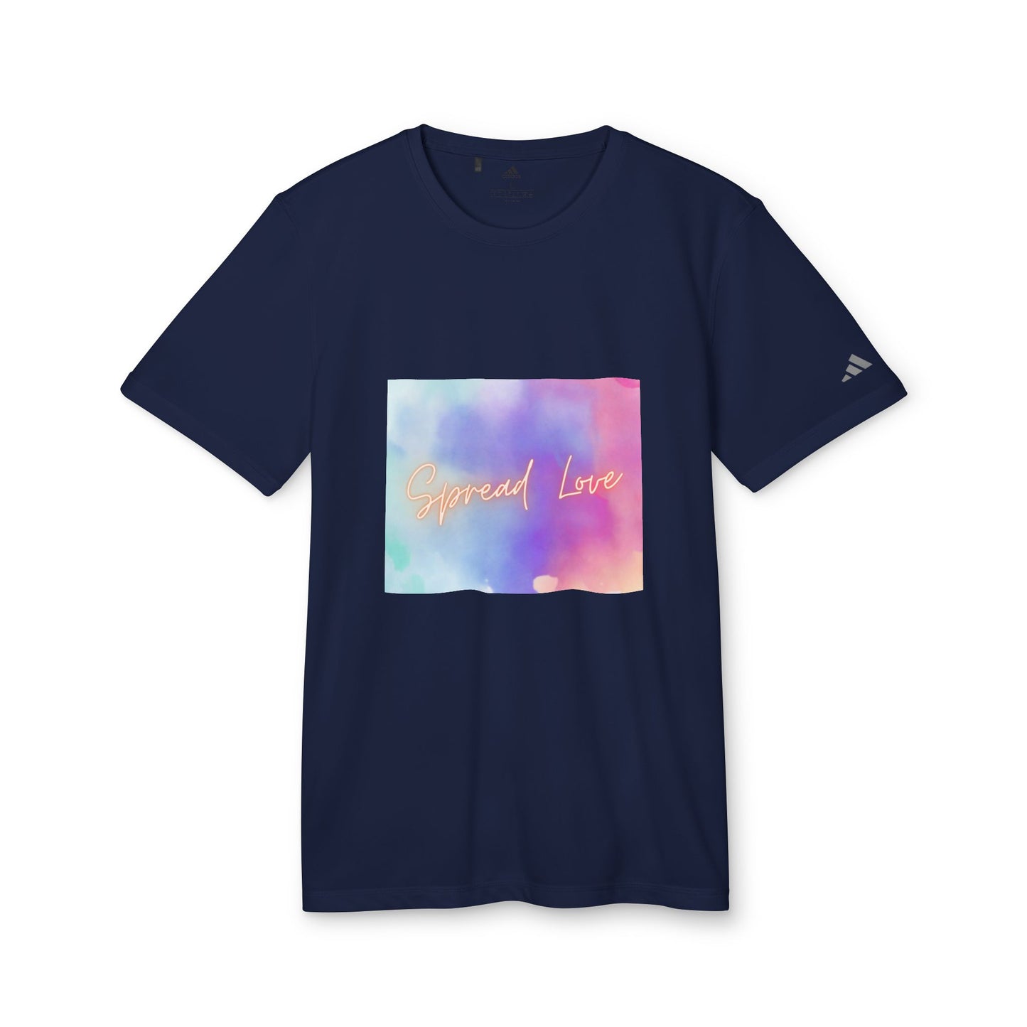 Adidas Motivational Sport T-shirt - Spread Love Design