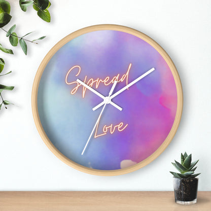 Spread Love Wall Clock