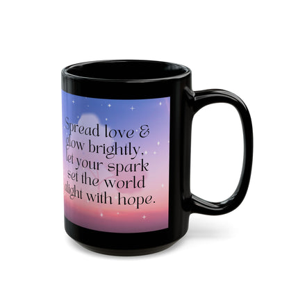 Inspirational Mug - Glow Brightly Design