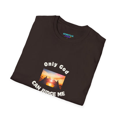 Only God Can Judge Me unisex softstyle cotton T-Shirt