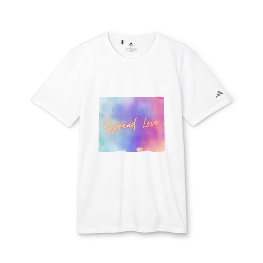 Adidas Motivational Sport T-shirt - Spread Love Design