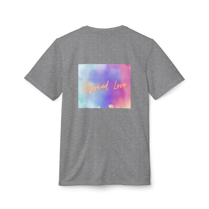 Adidas Motivational Sport T-shirt - Spread Love Design
