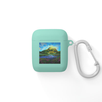 AirPods and AirPods Pro Case Cover - Mountain river design