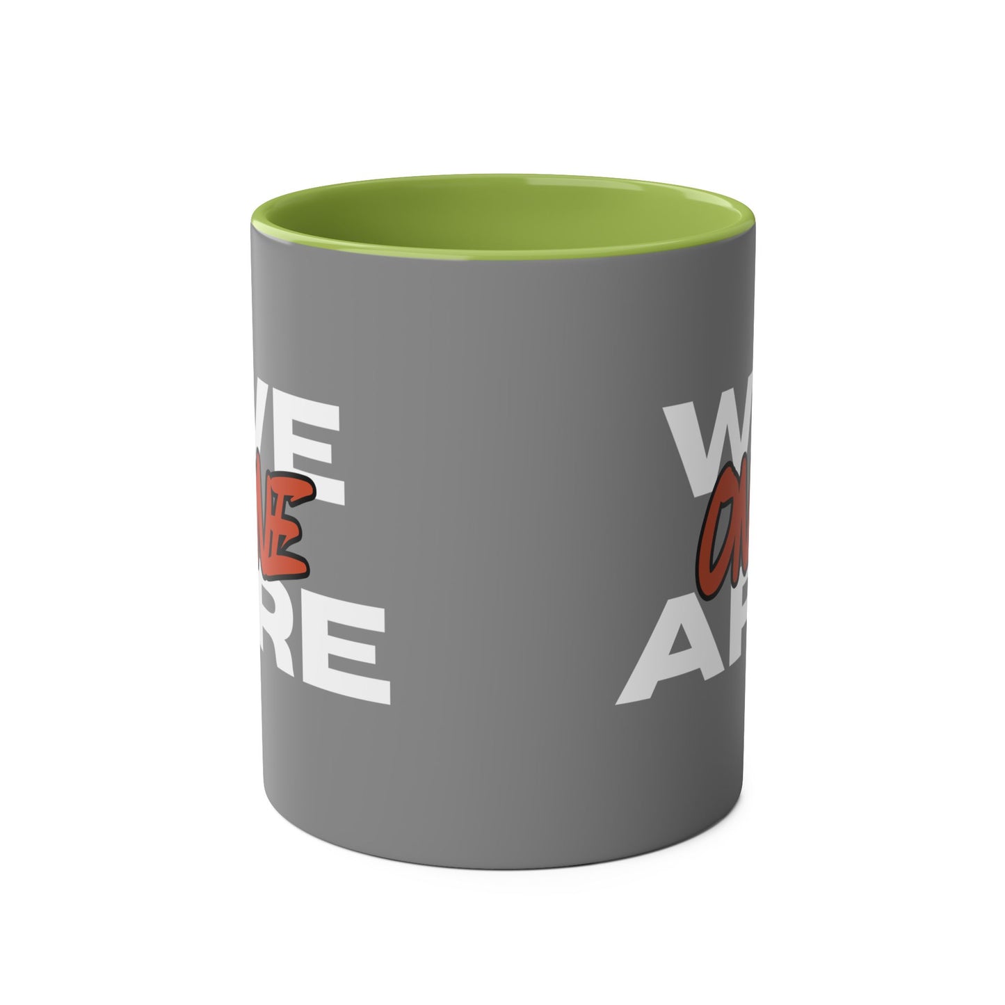 Two-Tone Coffee Mug - We Are One Design